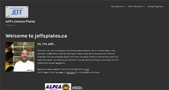 Desktop Screenshot of jeffsplates.ca