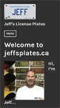 Mobile Screenshot of jeffsplates.ca